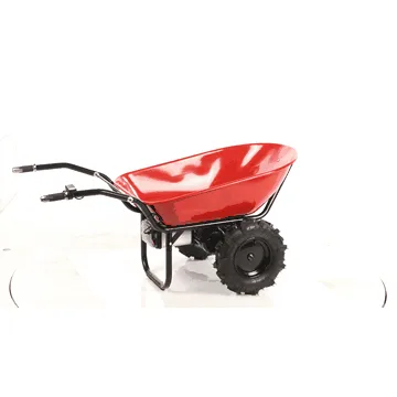 Brouette électrique avec roues traktor GeoTech CAR 260T-100 - Batterie de 40V et 6 Ah