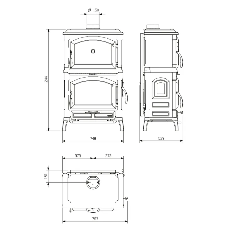 La Nordica Isotta Forno 16 poêle à bois