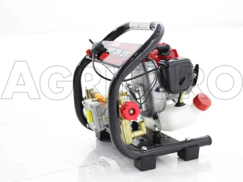 Motopompe équipée GeoTech SP26 2T avec moteur thermique 2 temps - 15/25 bars