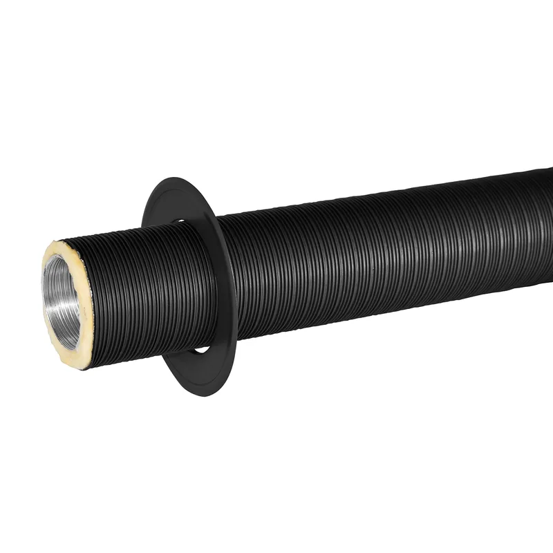 Rosace pour Therm Flex noir isolé Ø 125 mm pour raccord d'air extérieur