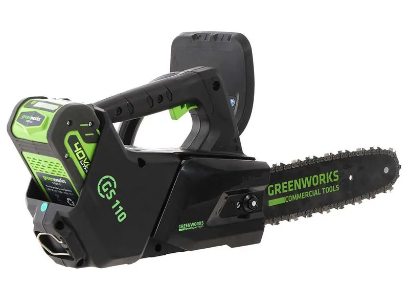 Greenworks GD40TCS - Tronçonneuse de taille électrique 40V 2Ah - Guide 25 cm