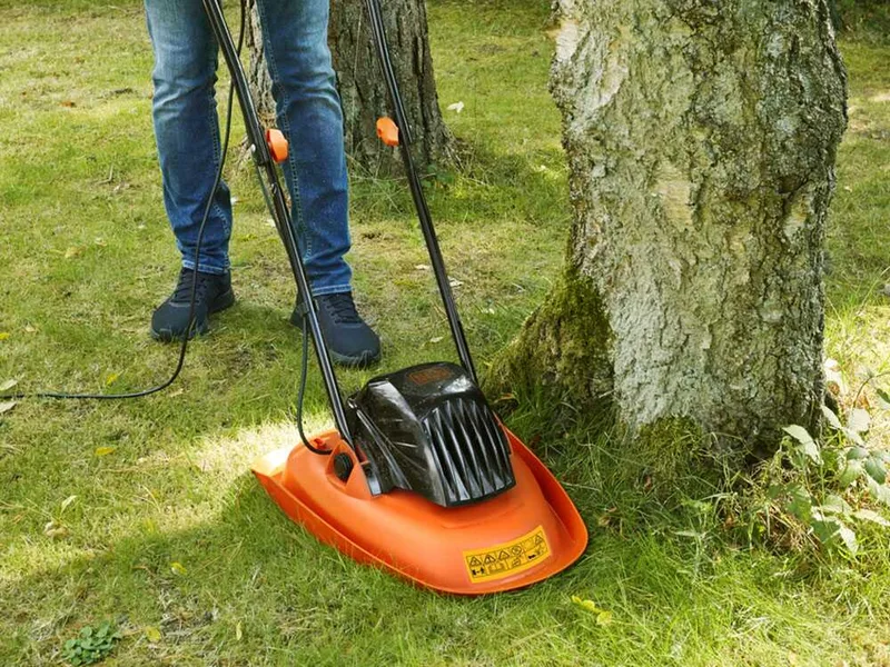 Black & Decker BEMWH551-QS - Tondeuse à gazon sur coussin d'air - 1200W - Coupe de 32 cm