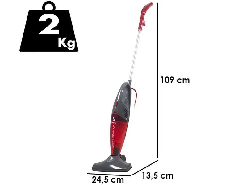 Beper 50451 - Balai électrique cyclonique - 2 en 1 - 600 W
