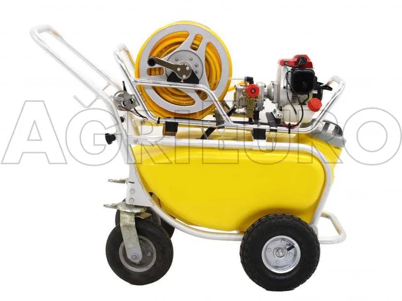 Pompe agricole thermique sur chariot en aluminium GeoTech SP 1050 2S ALU - 2 temps à mélange