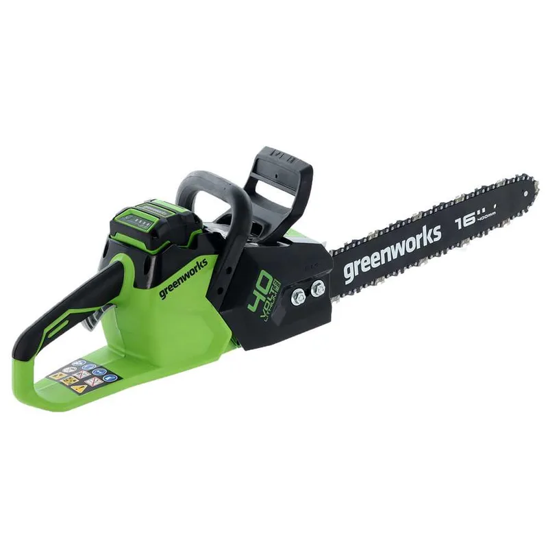 Greenworks GD40CS18 - Tronçonneuse à batterie 40 V - Guide de 40 cm
