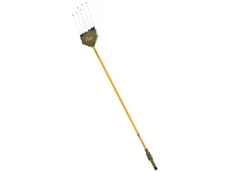 Peigne vibreur électrique à batterie Oliviero Flex Basic télescopique, perche aluminium fixe 240 cm