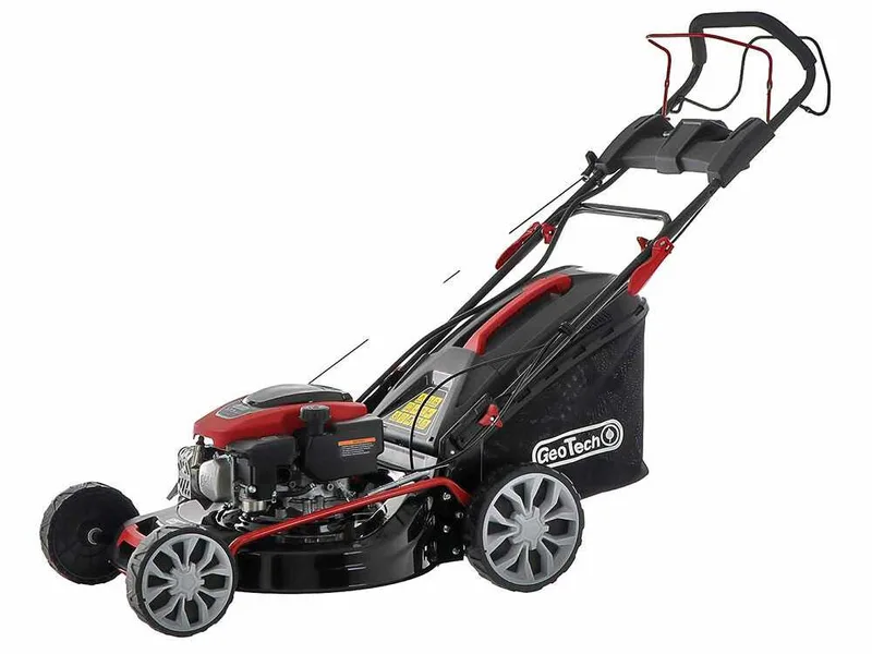 GeoTech S51-170 BMSGW ES - Tondeuse à gazon thermique tractée 4 en 1 - lame de 51 cm - Démarrage électrique