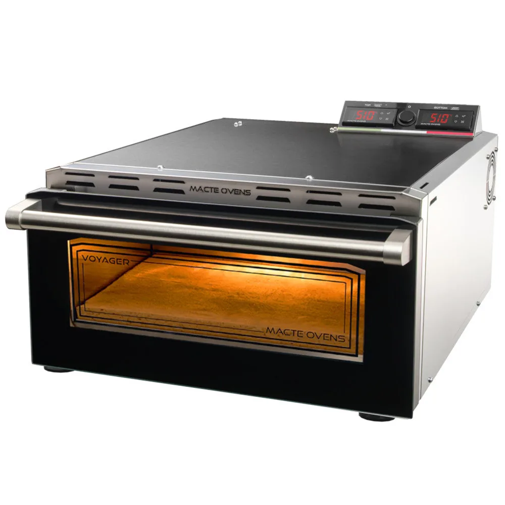 Macte Ovens Voyager twin advanced Noir - Four à pizza électrique - 2975 W