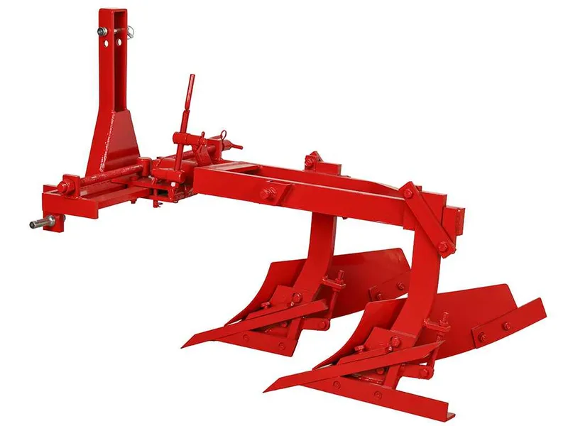2D-03S - Charrue bisoc à dent - Réglage latéral manuel par vis - Pour tracteurs avec attelage à trois points