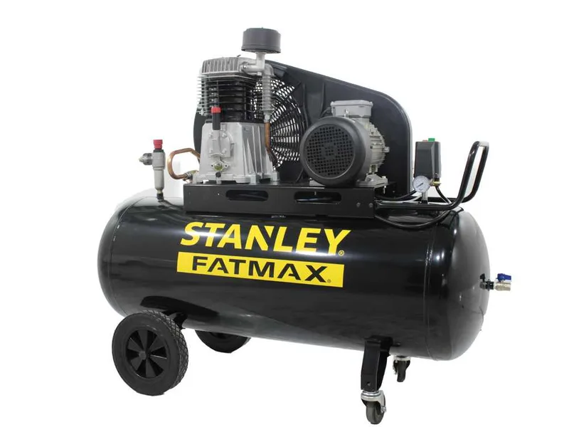 Stanley Fatmax BA 651/11/270 - Compresseur d'air électrique triphasé à courroie - Moteur 5.5 CV - 270 L