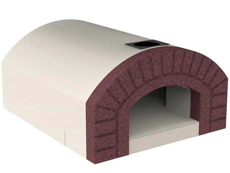 Linea VZ Capri - Four à bois encastrable avec plan de cuisson 72x70 cm - Capacité de cuisson 3 pizzas