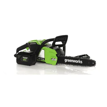 Greenworks GD40CS15K4 - Tronçonneuse à batterie - 40 V 4 Ah - Guide de 36 cm