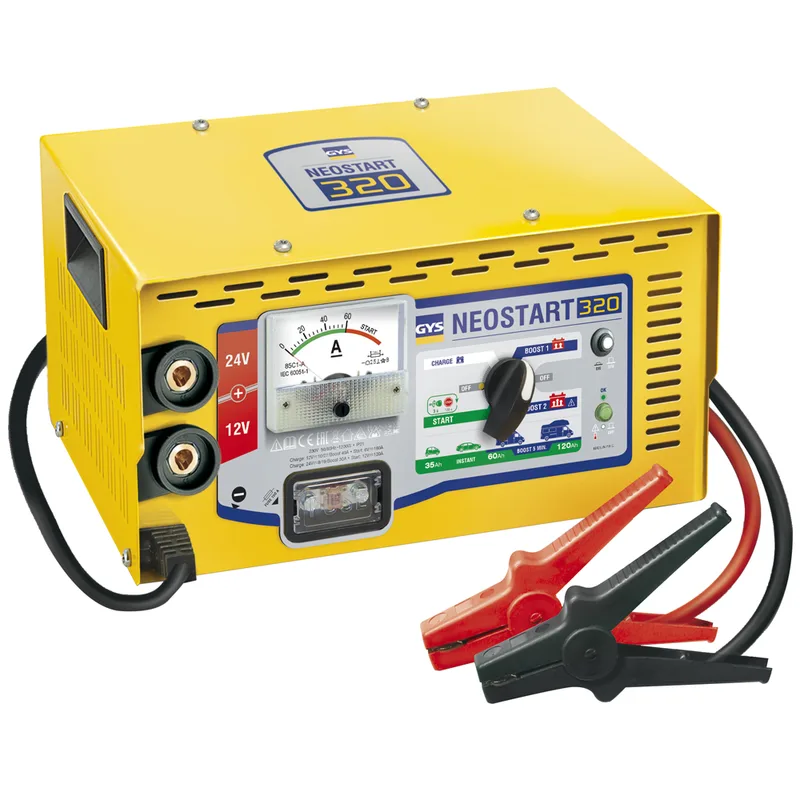 GYS Neostart 320 - Chargeur de batterie et démarreur automatique - 12/24 V