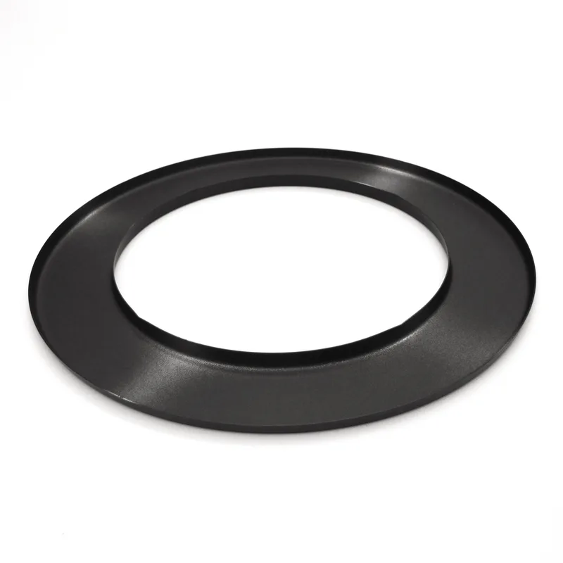 Raik Basic rosace murale 130mm noir 5cm pour tuyau de fumée / conduit de fumée