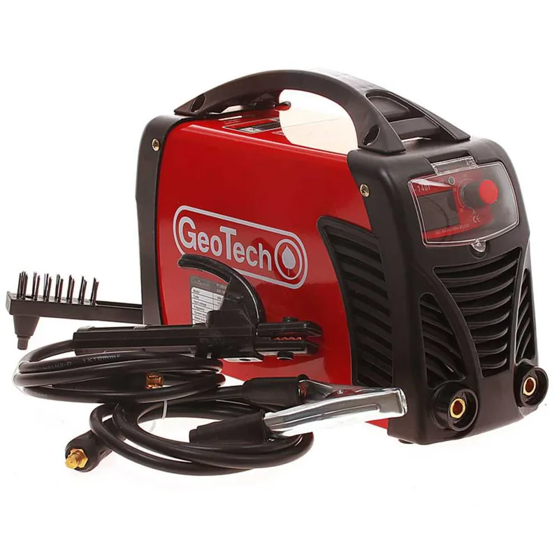 Poste à souder inverter à électrode en courant continu GeoTech WM-140 F - 140 A - avec Kit MMA