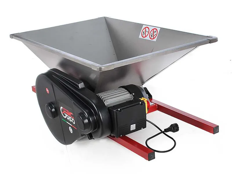 Grifo PMI.18 - Fouloir électrique en INOX - Avec protections incluses