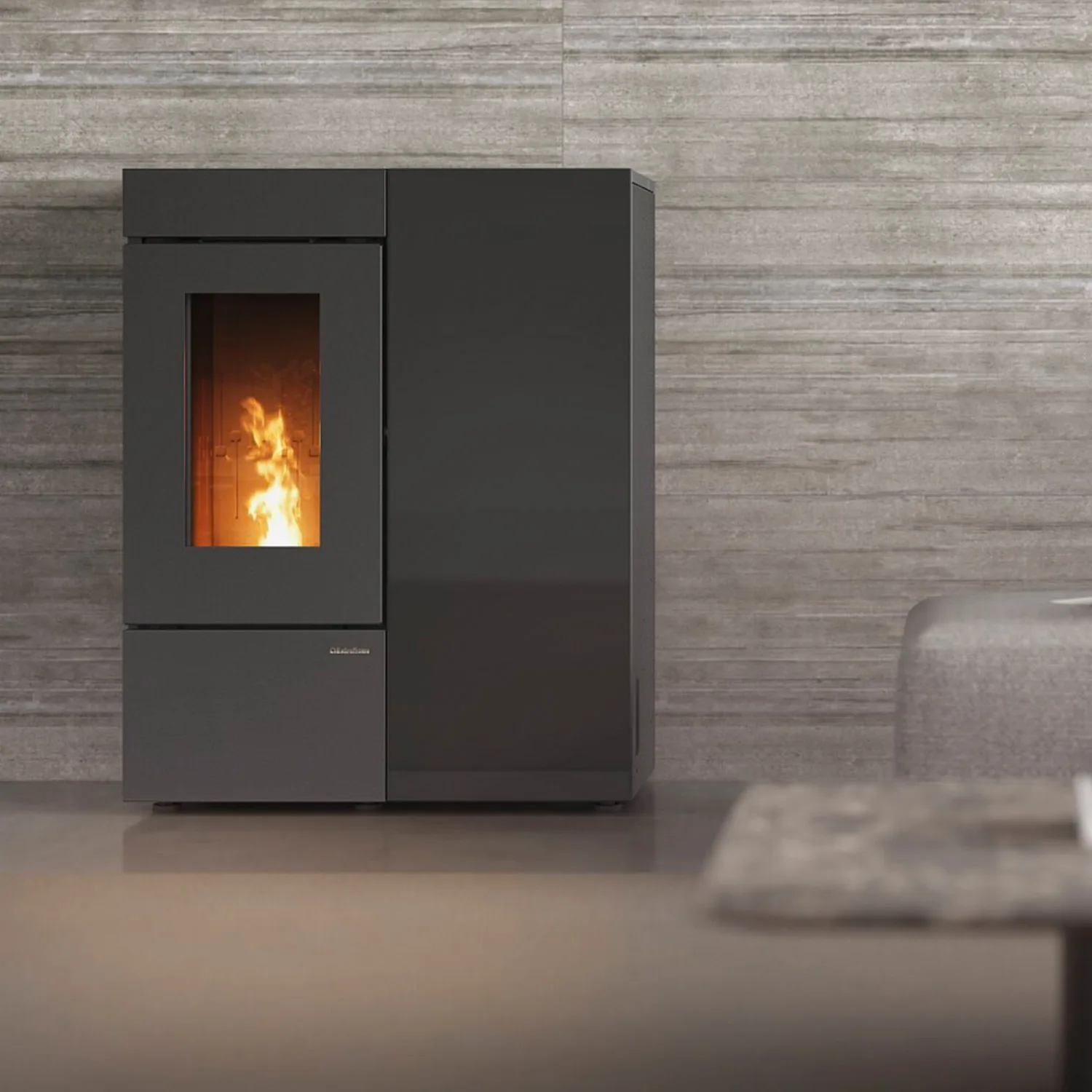 Extraflame Annalisa Plus Crystal Evo Poêle à granulés Evolution Line noir