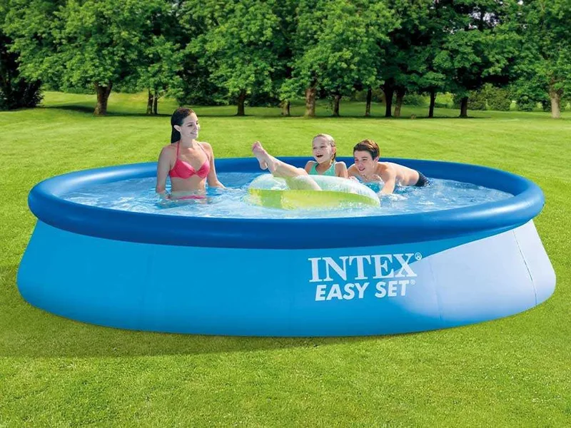 Intex Easy Set 28142NP - Ø396x84 cm - Piscine gonflable + Épurateur à cartouche