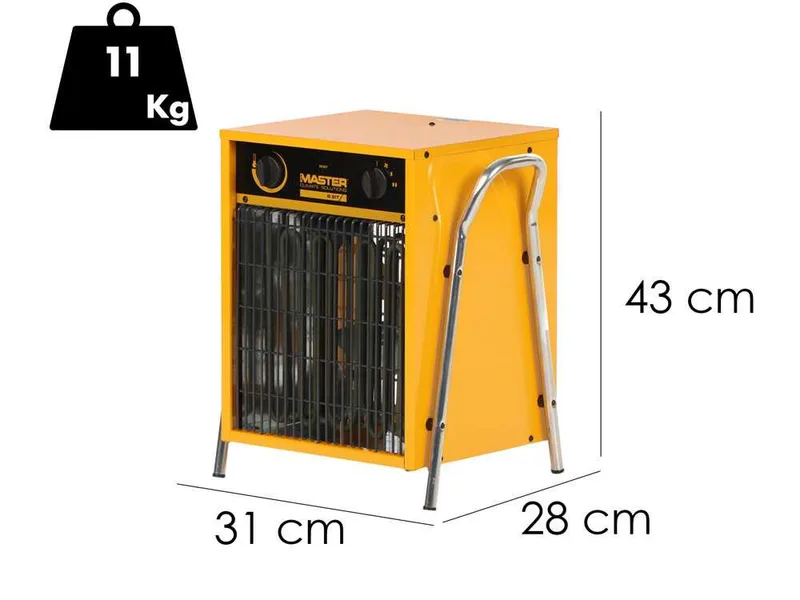 Master B 9IT - Générateur d'air chaud électrique avec ventilateur - 9 kW