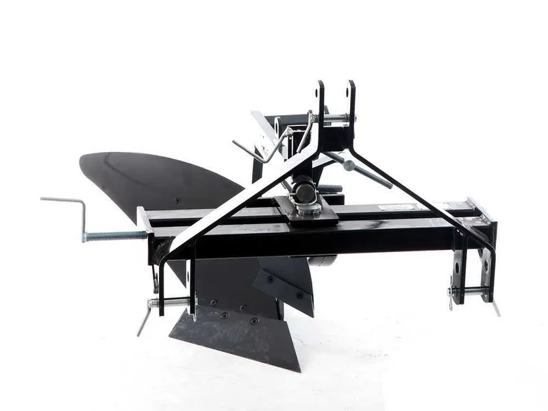 BlackStone B-BPS 35 – Charrue mono-soc – Réglage latéral manuel par vis - Pour tracteurs avec attelage à trois points