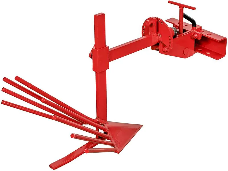 Arracheuse de pommes de terre AP-5 avec attelage réglable à deux boulons et barre porte-outils – Pour motoculteurs de 6 à 10 CV