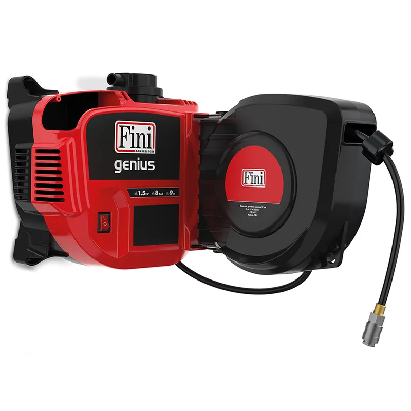 Fini Genius 230/50 - Compresseur monophasé mural, oil-less - Moteur 1.5 CV