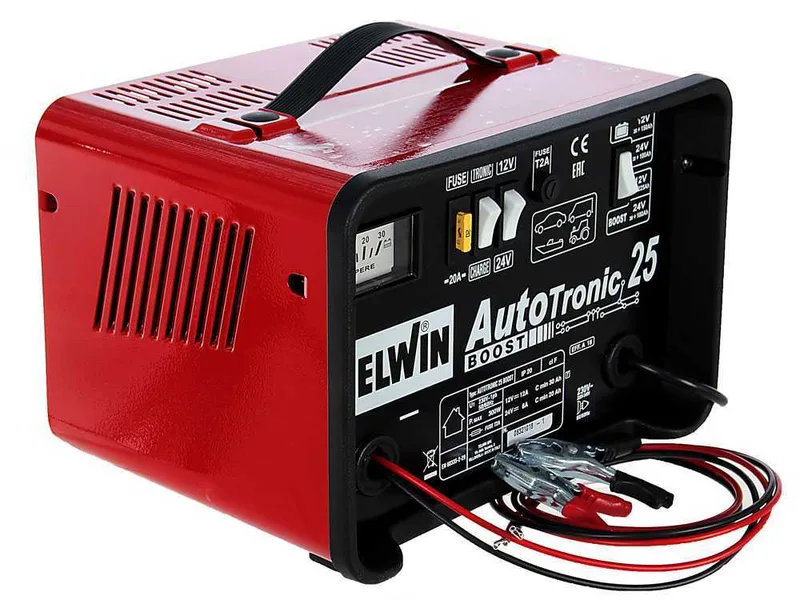 Telwin Autotronic 25 Boost - Chargeur de voiture et mainteneur de charge - batteries au plomb 12/24V