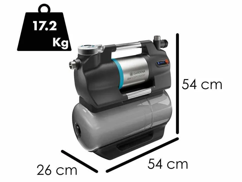 Gardena 6300 SilentComfort - Pompe Autoclave - Contrôle par Bluetooth 1050 W - 6.300 L/h