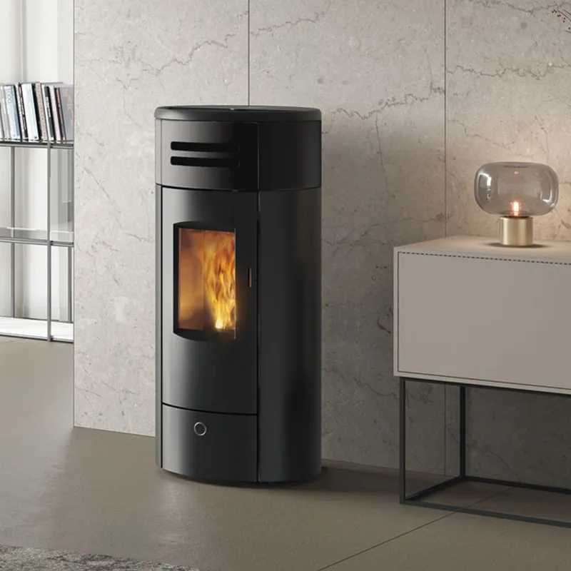 EK63 Yung 130++ Evo Poêle à granulés céramique noire