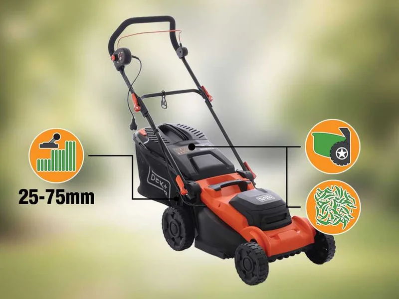 Black & Decker BEMWP400-QS - Tondeuse à gazon électrique - 1800 W - Largeur de coupe 40 cm