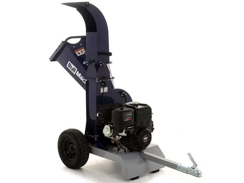 BullMach ZEUS 120 BSE - Broyeur thermique professionnel - Moteur B&S XR2100 13.5CV avec démarrage électrique