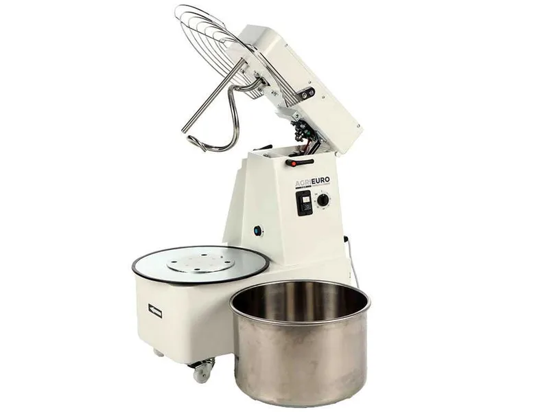 Mixer 5000 S Deluxe - Pétrin à spirale avec tête basculante - Capacité 40Kg - Monophasé