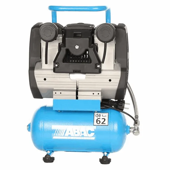 Abac start quiete OS20 - Compresseur d'air électrique monophasé silencieux - Sans huile - Moteur 2 CV - 6 L