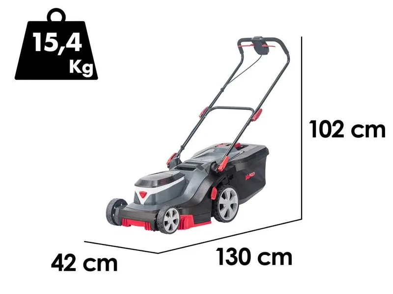 AL-KO 38.2 Li Comfort - Tondeuse à gazon sur batterie - Coupe 38 cm - 2x 18V/4,0Ah