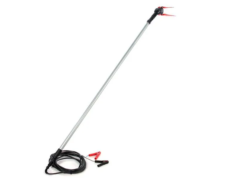 TecnoVIR Olivir - Peigne vibreur électrique à batterie - secoueur à olive de 250 cm avec perche fixe