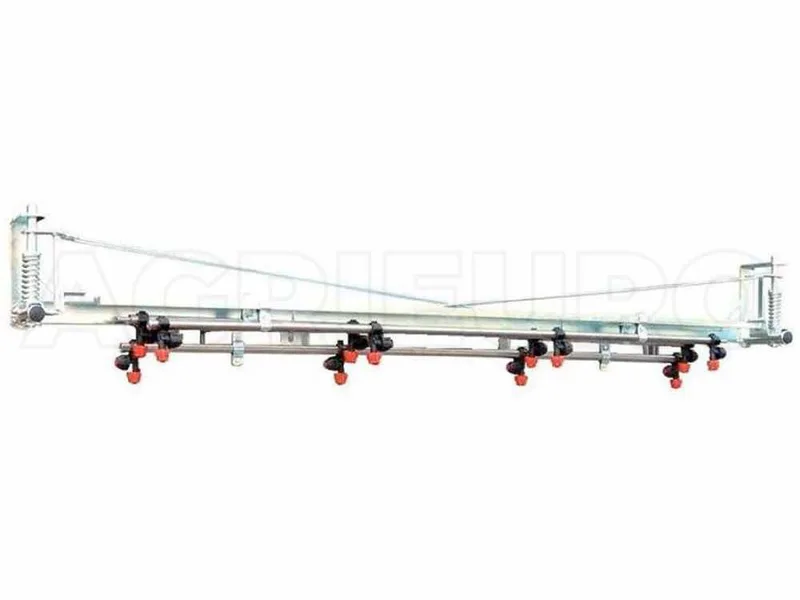Rampe de désherbage mécanique galvanisée largeur 6 m avec 12 jets