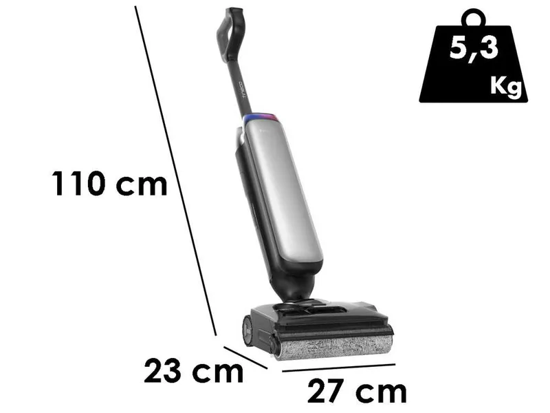 Tineco Floor One S9 Artist Premium - Autolaveuse avec batterie intelligente - 3 en 1 : lave, sèche et aspire