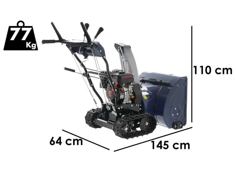 BullMach BM-61 LT - Fraise à neige thermique - à chenilles - Loncin H200