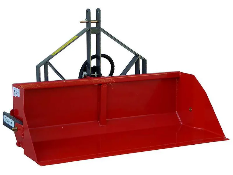 Godet hydraulique pour tracteur GeoTech de 180 cm - Série Lourde - Charge 700 Kg