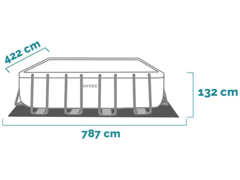 Intex Ultra XTR Frame 26364NP - 732x366x132 cm - Piscine hors-sol