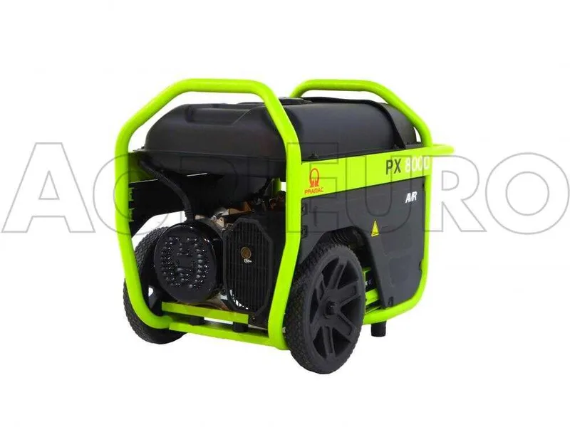 Pramac PX 8000 - Groupe électrogène 5.4 KW monophasé à essence - sur chariot - dém. électrique