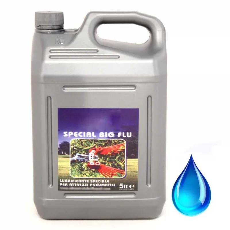 Flacon 5 L. - huile lubrifiante pour équipements pneumatiques BIG FLU