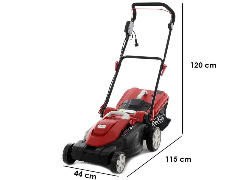 GeoTech TTD 430 B-MW - Tondeuse à gazon électrique - 2000W - Coupe de 43 cm