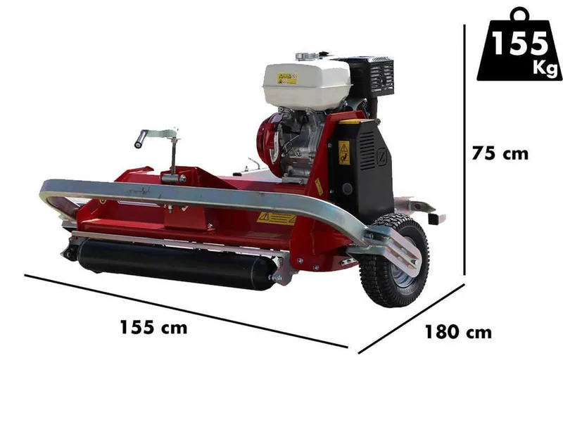 Zanon TSM Off-Road 1000 - Tondeuse débroussailleuse pour quad - Honda GX390