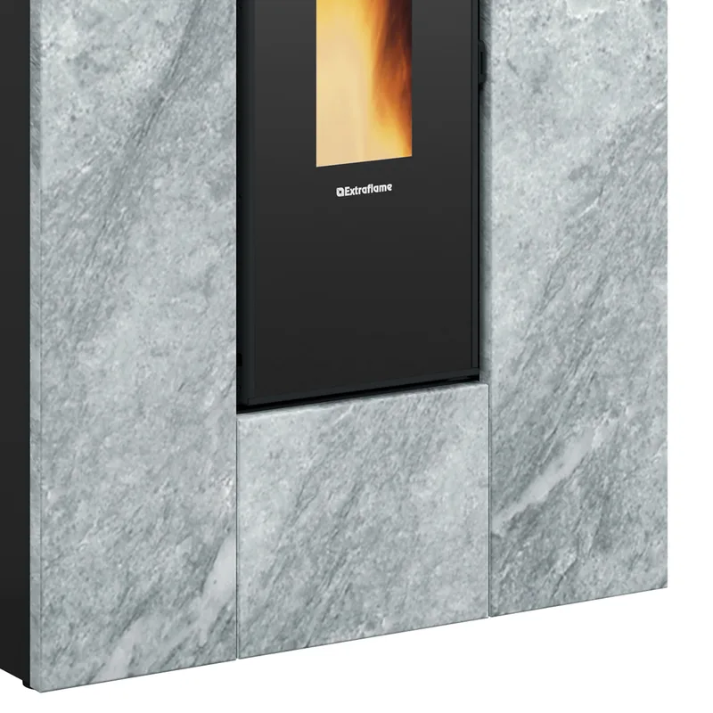 Extraflame Marilena Plus 5.0.16 poêle à granulés acier pierre naturelle