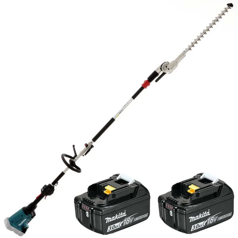 Makita DUX60 - Taille-haie sur perche à batterie 36V multifonction - Batteries 2x18V/3Ah