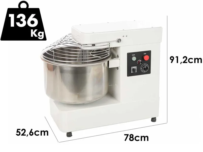 Prismafood iLine SFMC 60 VAR - Pétrin à spirale - capacité 52 kg - monophasé