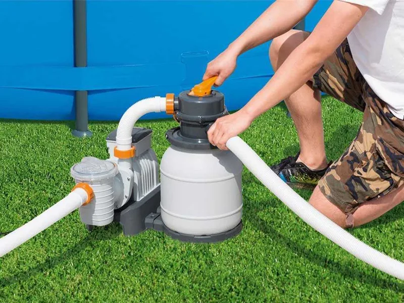 Pompe de filtration à sable Bestway 58497 - Débit d'eau 5678 l/h - 230 W