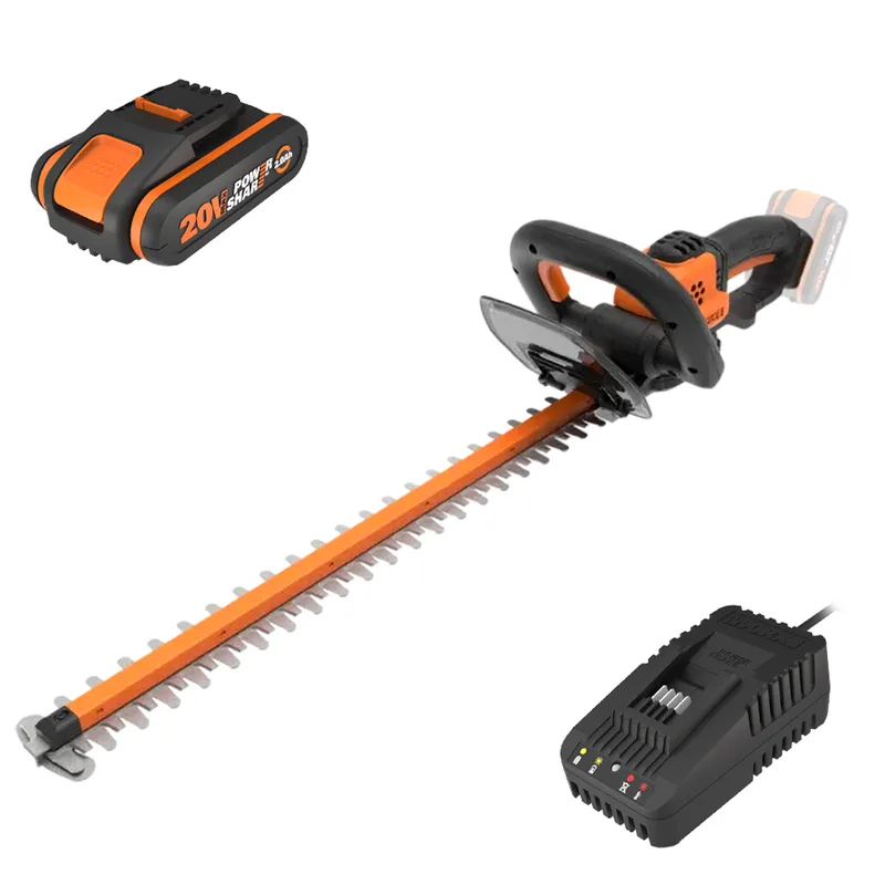 Worx WG264E - Taille-haie à batterie - 20V/2Ah - Lame de 56 cm