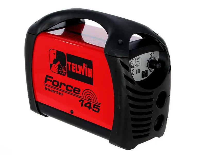 Telwin FORCE 145 - Poste à souder Inverter (MMA) + Masque, courant continu (DC)